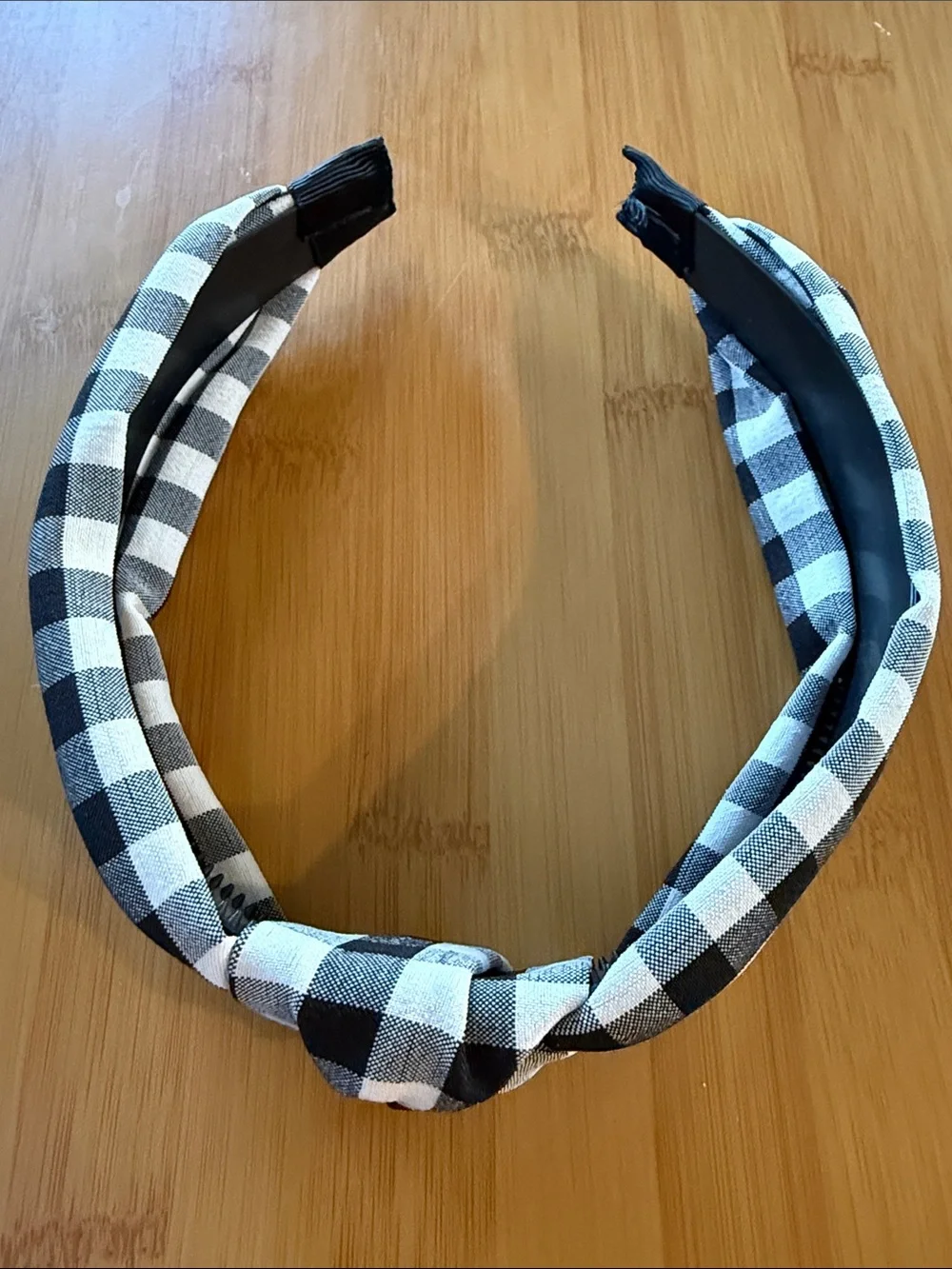 NWOT Colorful Checkered Headbands with Bows